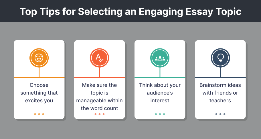 tips for selecting an engaging essay topic