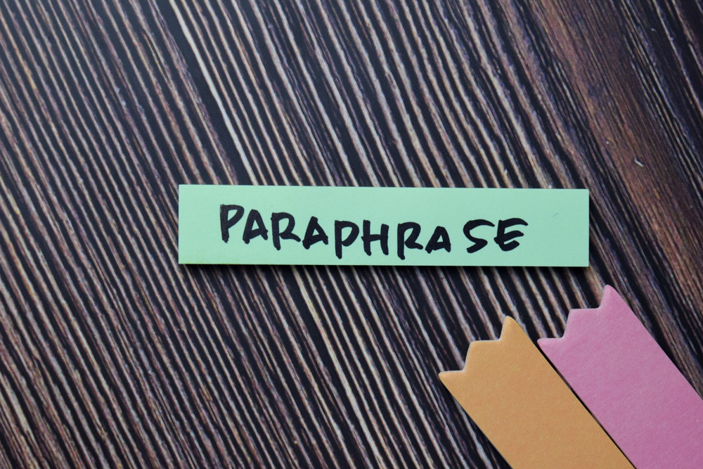 paraphrase examples