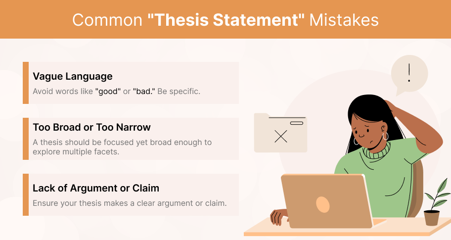 common thesis statement mistakes