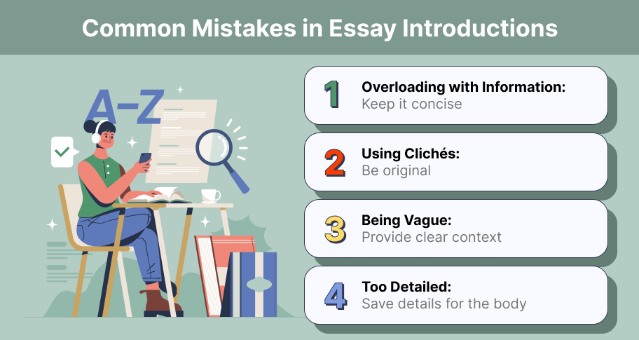 common mistakes in an essay introduction