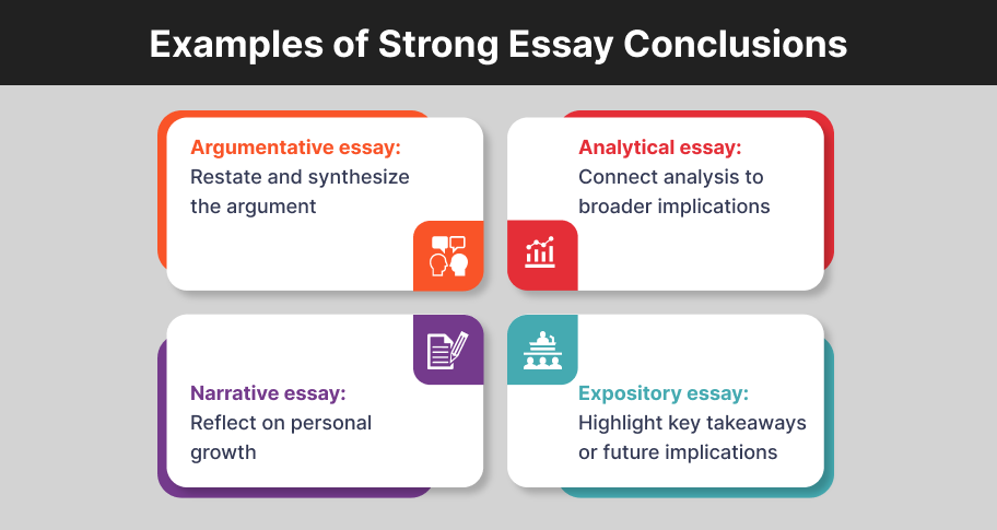 examples of strong essay conclusions