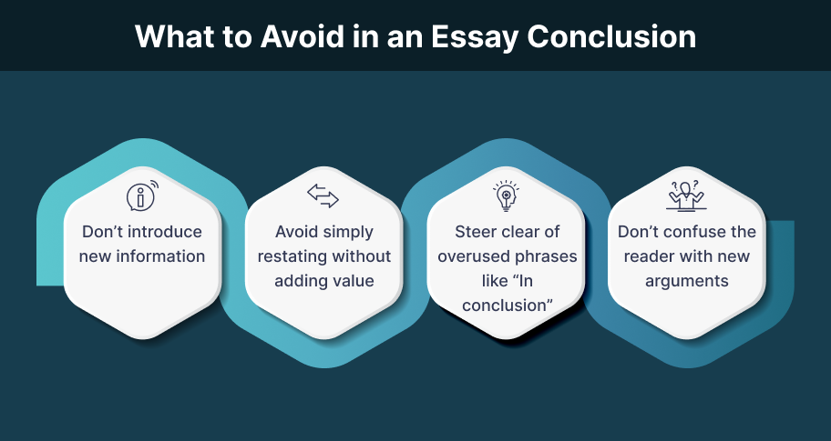 what to avoid in your essay conclusions